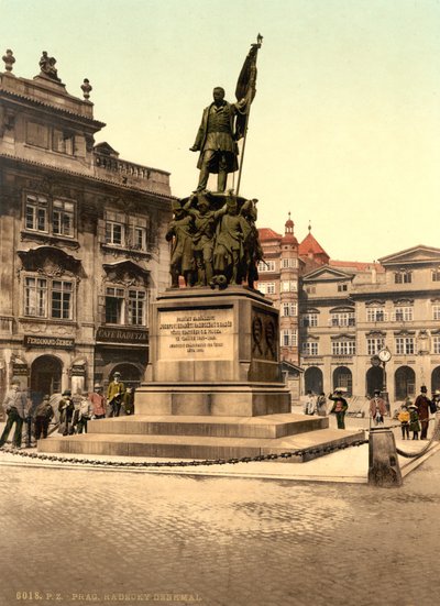 Radetzky Memorial in Prague, c.1890 by Unbekannt Unbekannt